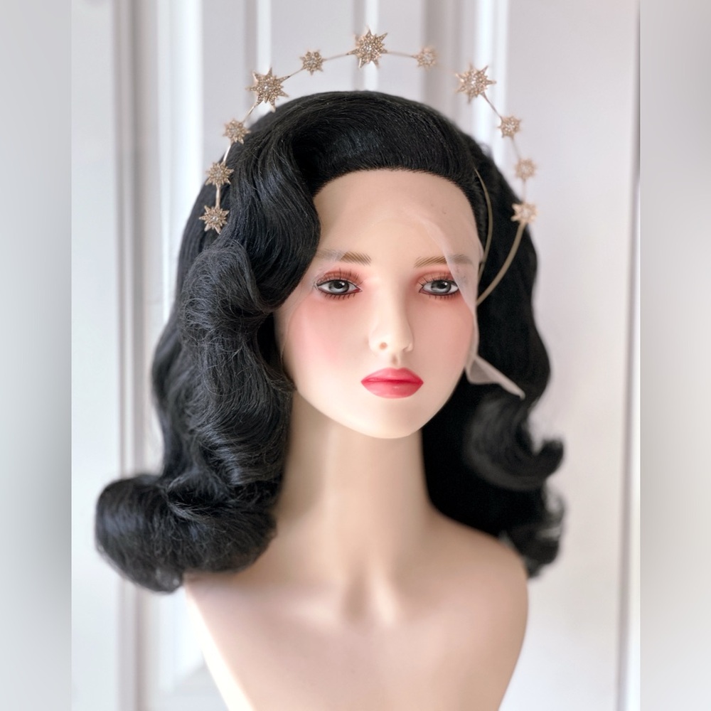 Pinup Jet Black Lacefront Wig